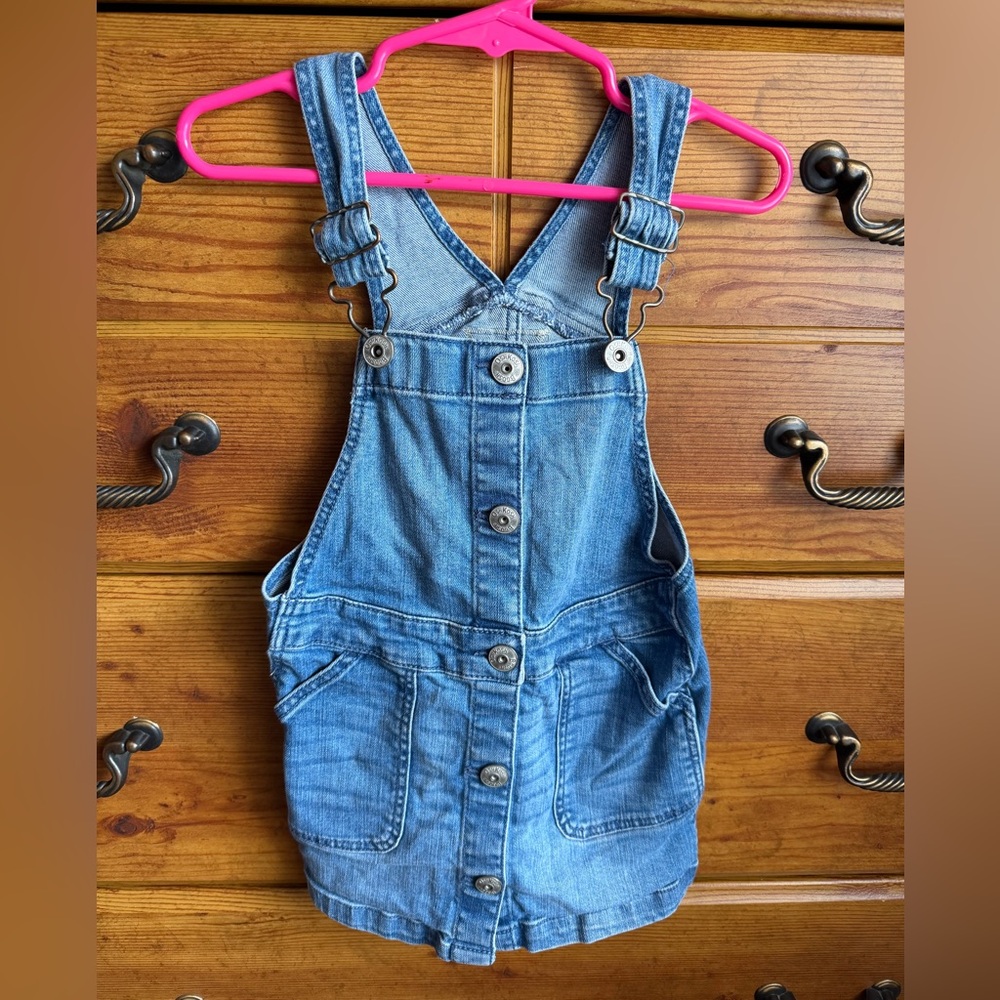 Vintage OshKosh denim overall dress size 3T
